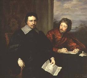 Portrait of Thomas Wentworth, Earl of Strafford (1593-1641) and his Secretary