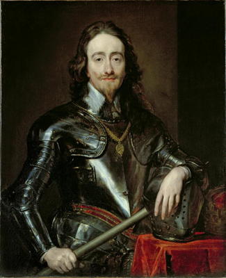 King Charles I (oil on canvas) od Sir Anthony van Dyck