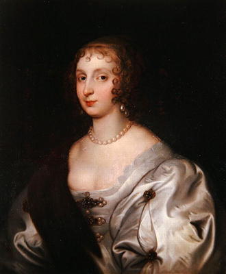 Lady Elizabeth Stuart (oil on canvas) od Sir Anthony van Dyck