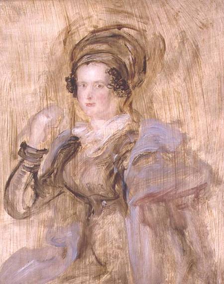 Portrait of Maria, Lady Chalcott od Sir David Wilkie
