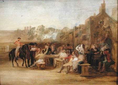 Study for 'Chelsea Pensioners Reading the Waterloo Dispatch' od Sir David Wilkie
