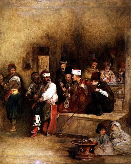 A Tartar Messenger Narrating the News of the Victory of St. Jean D'Acre od Sir David Wilkie
