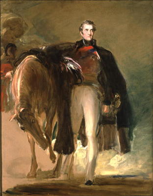 The Duke of Wellington and his Charger `Copenhagen' od Sir David Wilkie
