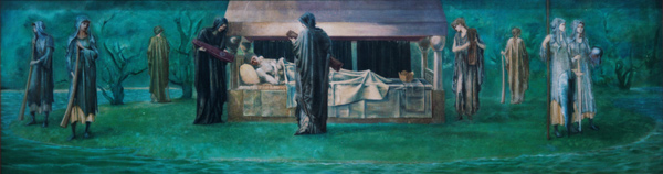 Der Schlaf des König in Avalon od Sir Edward Burne-Jones