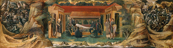 The Sleep of King Arthur in Avalon od Sir Edward Burne-Jones