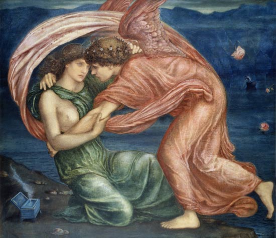 Cupid Delivering Psyche od Sir Edward Burne-Jones