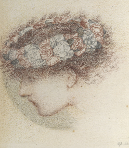 Study for head of Cupid od Sir Edward Burne-Jones