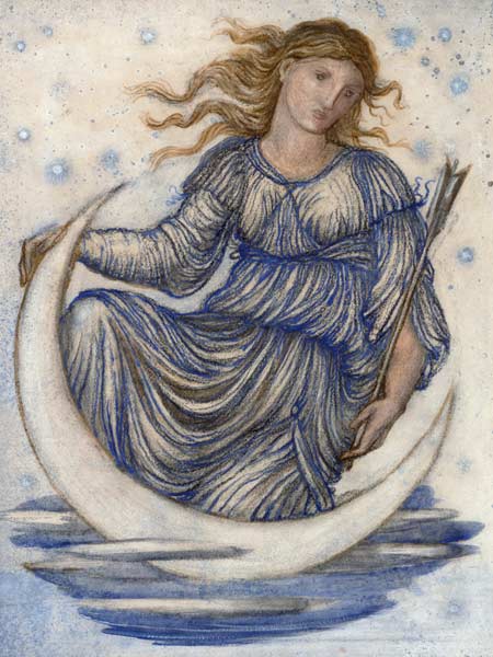 Luna. od Sir Edward Burne-Jones