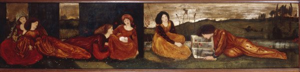 Girls in a Meadow od Sir Edward Burne-Jones