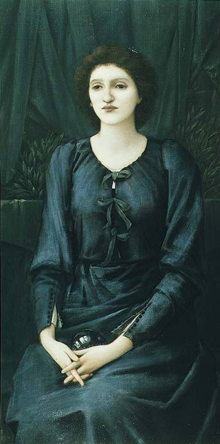Portrait of La Baronne Madeleine Desandes od Sir Edward Burne-Jones
