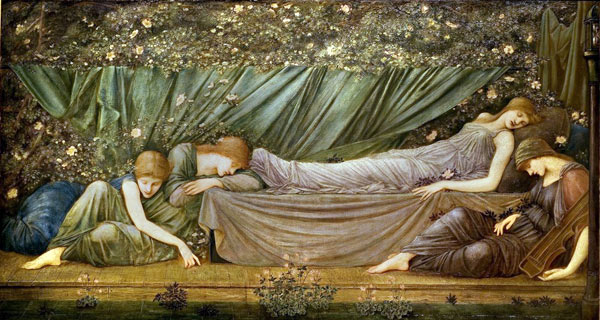 The Sleeping Beauty (Die schlafende Schöne) od Sir Edward Burne-Jones