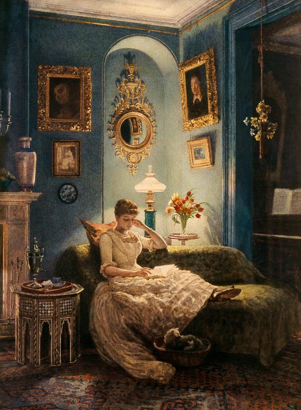 An Evening at Home od Sir Edward John Poynter