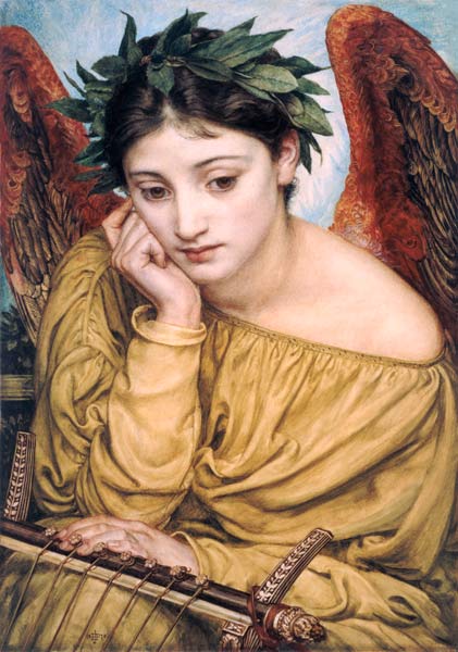 Erato, Muse of Poetry od Sir Edward John Poynter