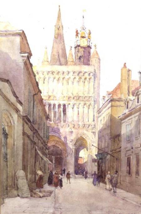 Notre Dame Dijon 1897 od Sir Ernest George