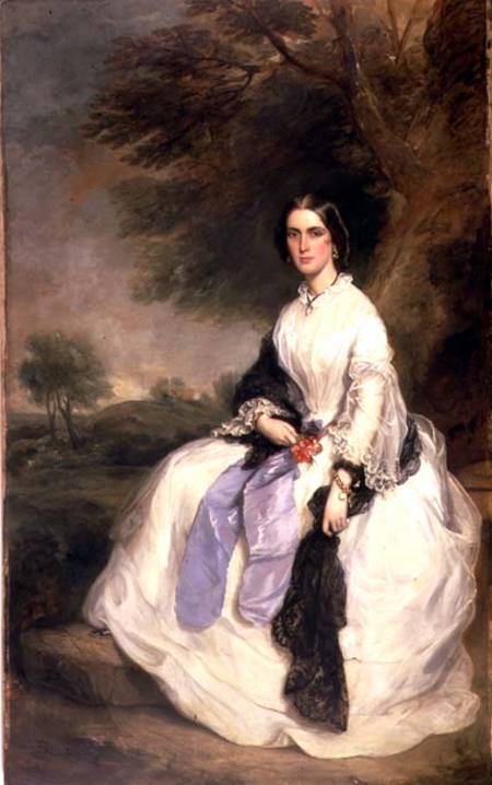 Portrait of Mrs John Hick od Sir Francis Grant