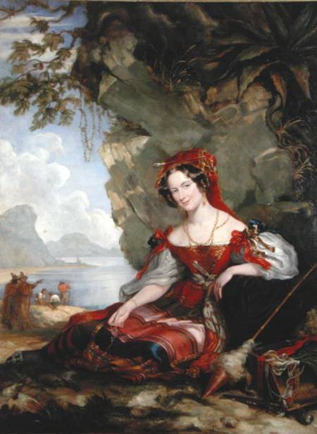 Lady Montague as a Gypsy od Sir George Hayter