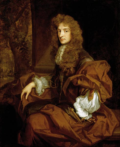 Portrait of Sir Charles Sedley (1639-1701) od Sir Godfrey Kneller
