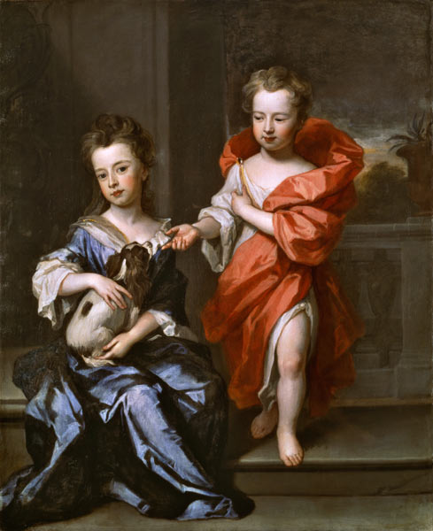 Two Children, perhaps of the Howard Family od Sir Godfrey Kneller