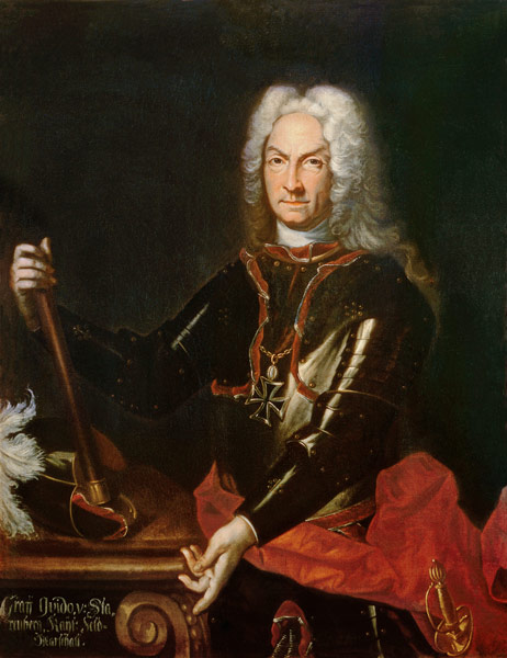 Field Marshall Count Guidobald von Starhemberg (1654-1737), Austrian military commander in Spain dur od Sir Godfrey Kneller