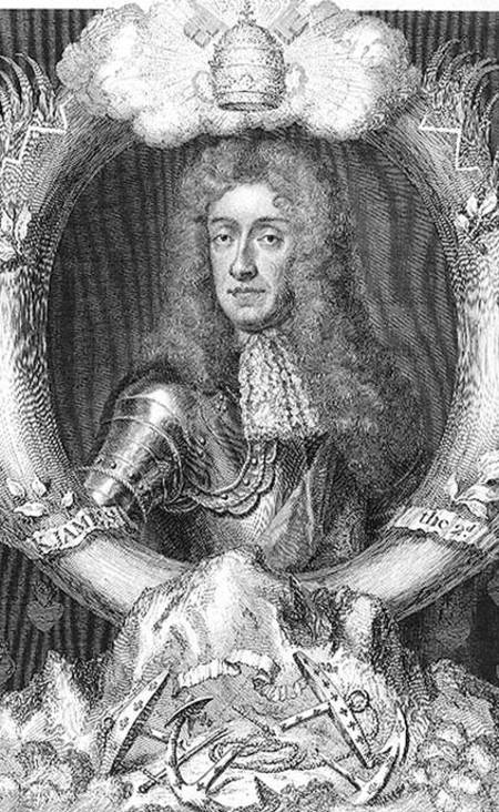 Portrait of James VII of Scotland, II of England (1633-1701) od Sir Godfrey Kneller