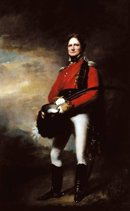 Major James Lee Harvey (c.1780-1848) od Sir Henry Raeburn