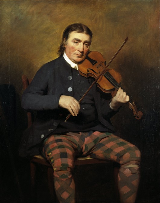 Portrait of the Violinist and composer Niel Gow (1727-1807) od Sir Henry Raeburn