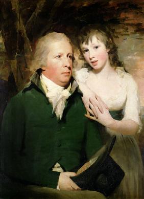 Sir Alexander Don with his daughter Elizabeth