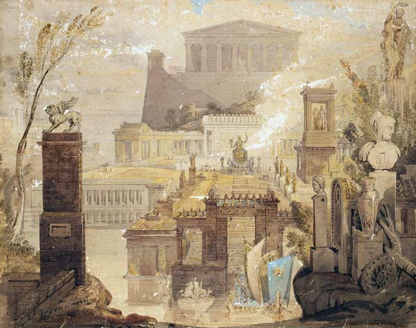 A Recreation of the Architecture of Ancient Athens od Sir James Pennathorne
