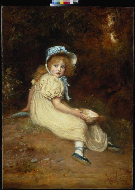 Little Miss Muffet od Sir John Everett Millais