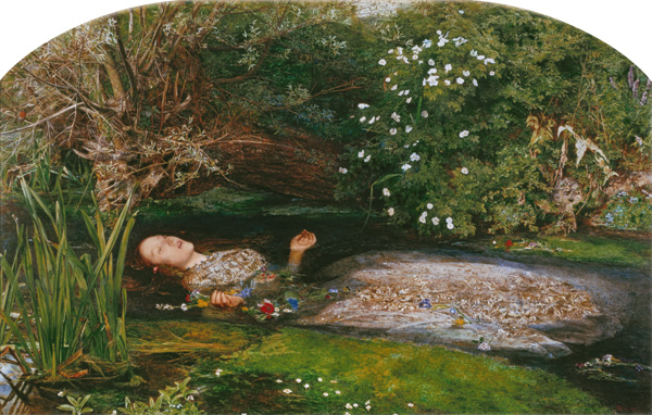 Ophelia od Sir John Everett Millais
