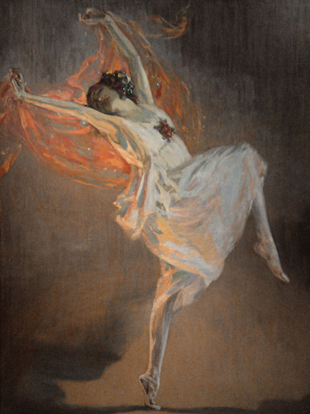 Baletka Anna Pavlova (1881-1931) od Sir John Lavery