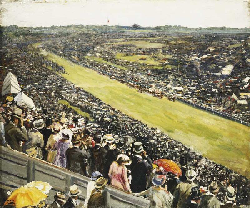 The Derby od Sir John Lavery
