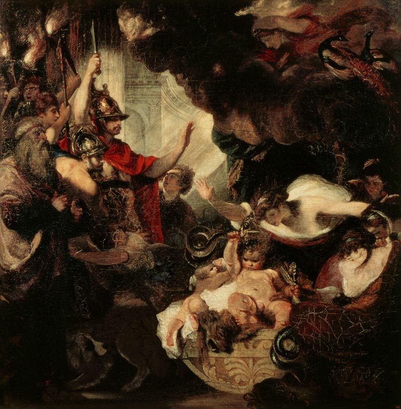 The Infant Hercules Strangling the Serpents od Sir Joshua Reynolds