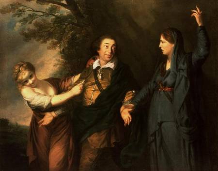 David Garrick (1717-79) od Sir Joshua Reynolds