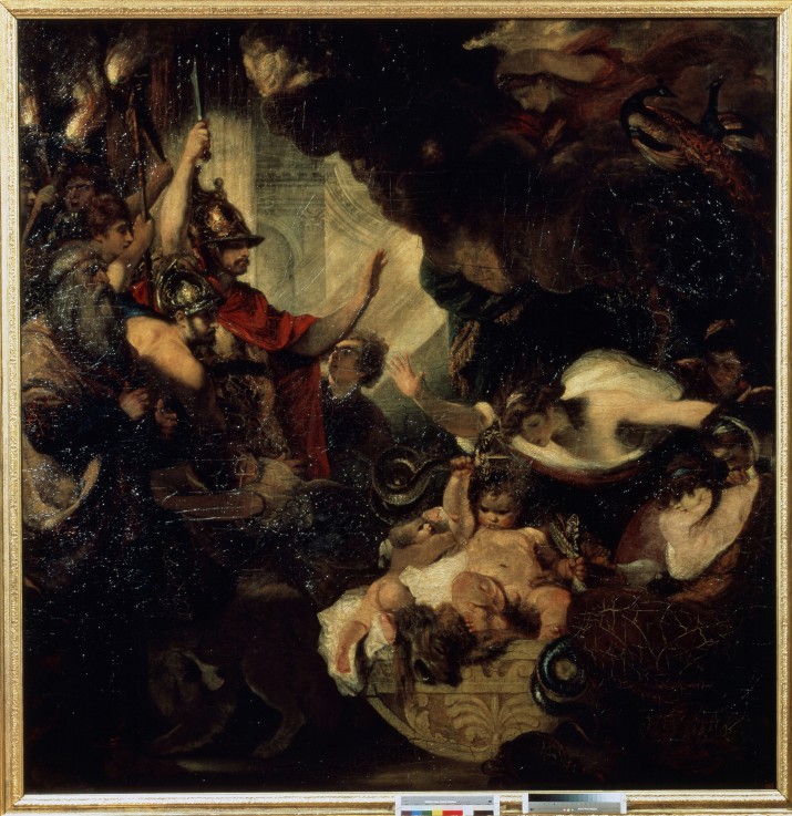 The Infant Hercules strangling the Serpents od Sir Joshua Reynolds