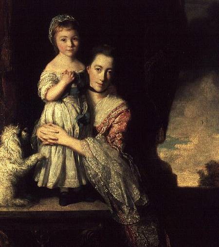 Georgiana, Countess Spencer with Lady Georgiana Spencer od Sir Joshua Reynolds
