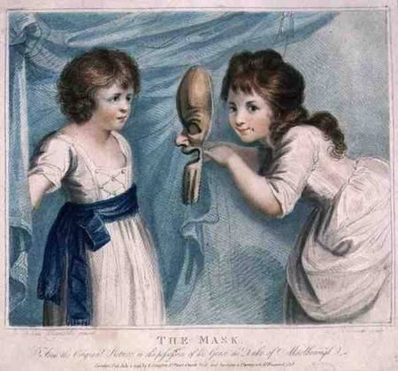 The Mask, engraved by Luigi Schiavonetti (1765-1810), pub. by T. Simpson and Darling & Thompson, 179 od Sir Joshua Reynolds