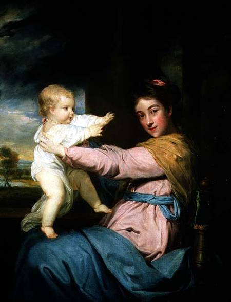 Portrait of Caroline od Sir Joshua Reynolds