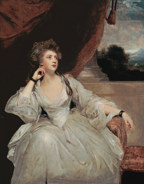 Portrait of Mrs. Stanhope (oil on canvas) od Sir Joshua Reynolds