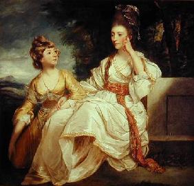 Mrs Thrale and her Daughter Hester (Queeney)