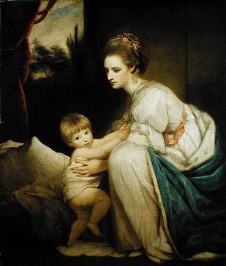 Mrs William Beresford (d.1807) and her son, John (1773-1855) later Lord Decies od Sir Joshua Reynolds