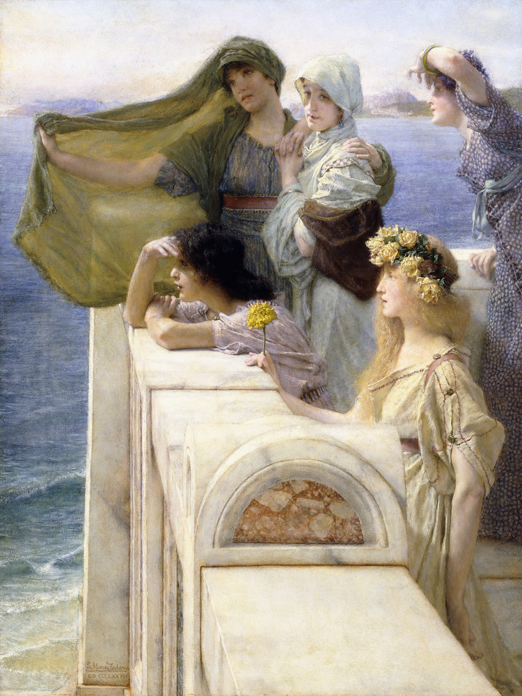 At Aphrodite's Cradle od Sir Lawrence Alma-Tadema