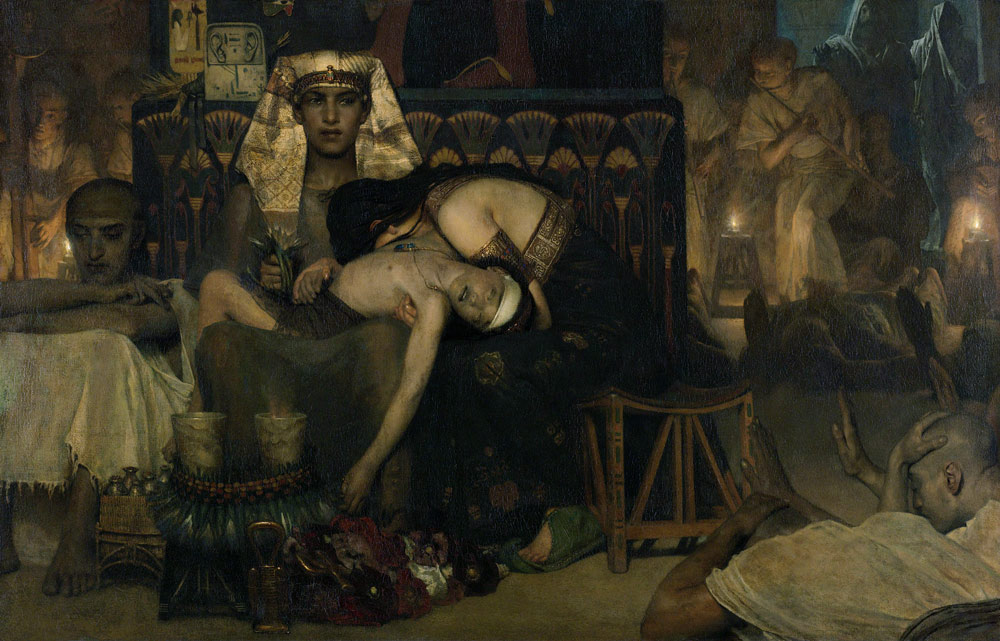 The Death of the First Born, Alma-Tadema od Sir Lawrence Alma-Tadema