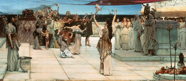 A Dedication to Bacchus od Sir Lawrence Alma-Tadema