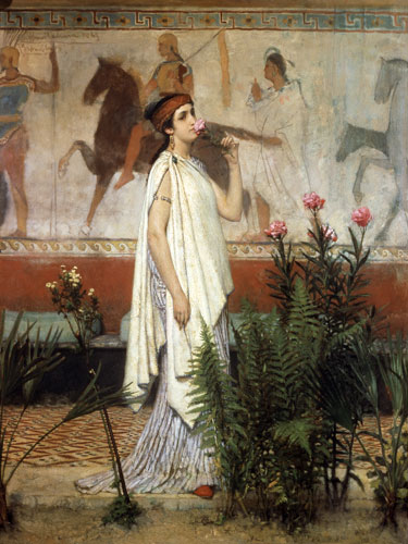 A Greek Woman od Sir Lawrence Alma-Tadema