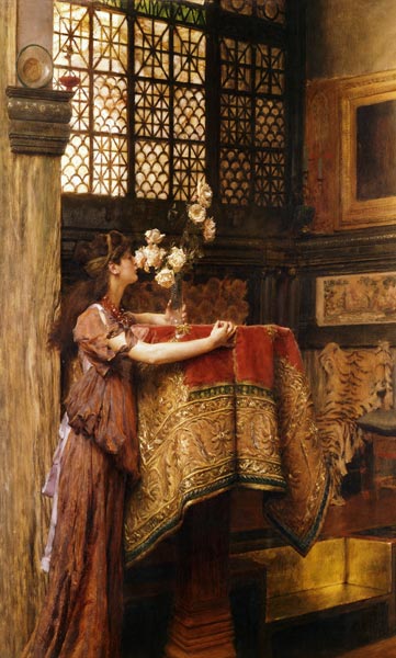Eine Ecke in meinem Atelier od Sir Lawrence Alma-Tadema