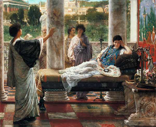 Anacreon Reading his Poems at Lesbia's House od Sir Lawrence Alma-Tadema