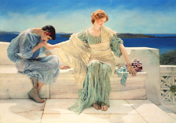 Ask me no more od Sir Lawrence Alma-Tadema