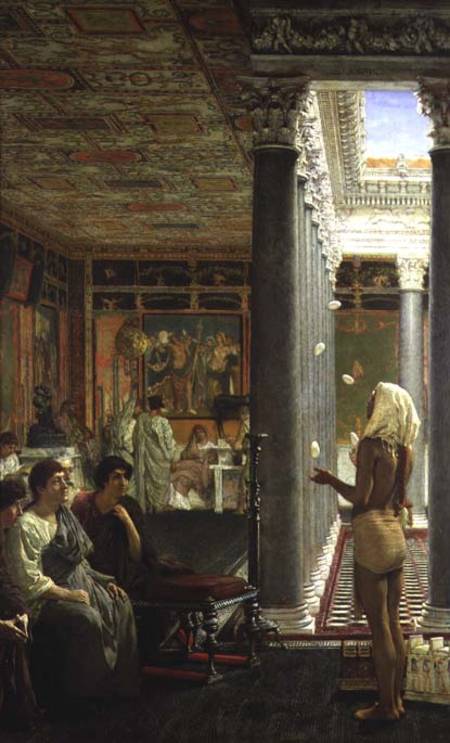 Egyptian Juggler od Sir Lawrence Alma-Tadema