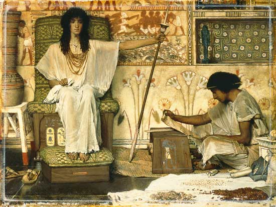 Joseph, Overseer of the Pharaohs od Sir Lawrence Alma-Tadema